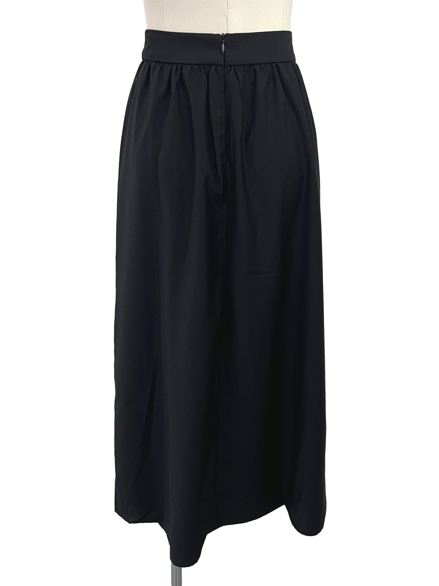 A-Line Flowy Skirt - Black