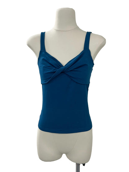 Eila Twist Front Top - Blue