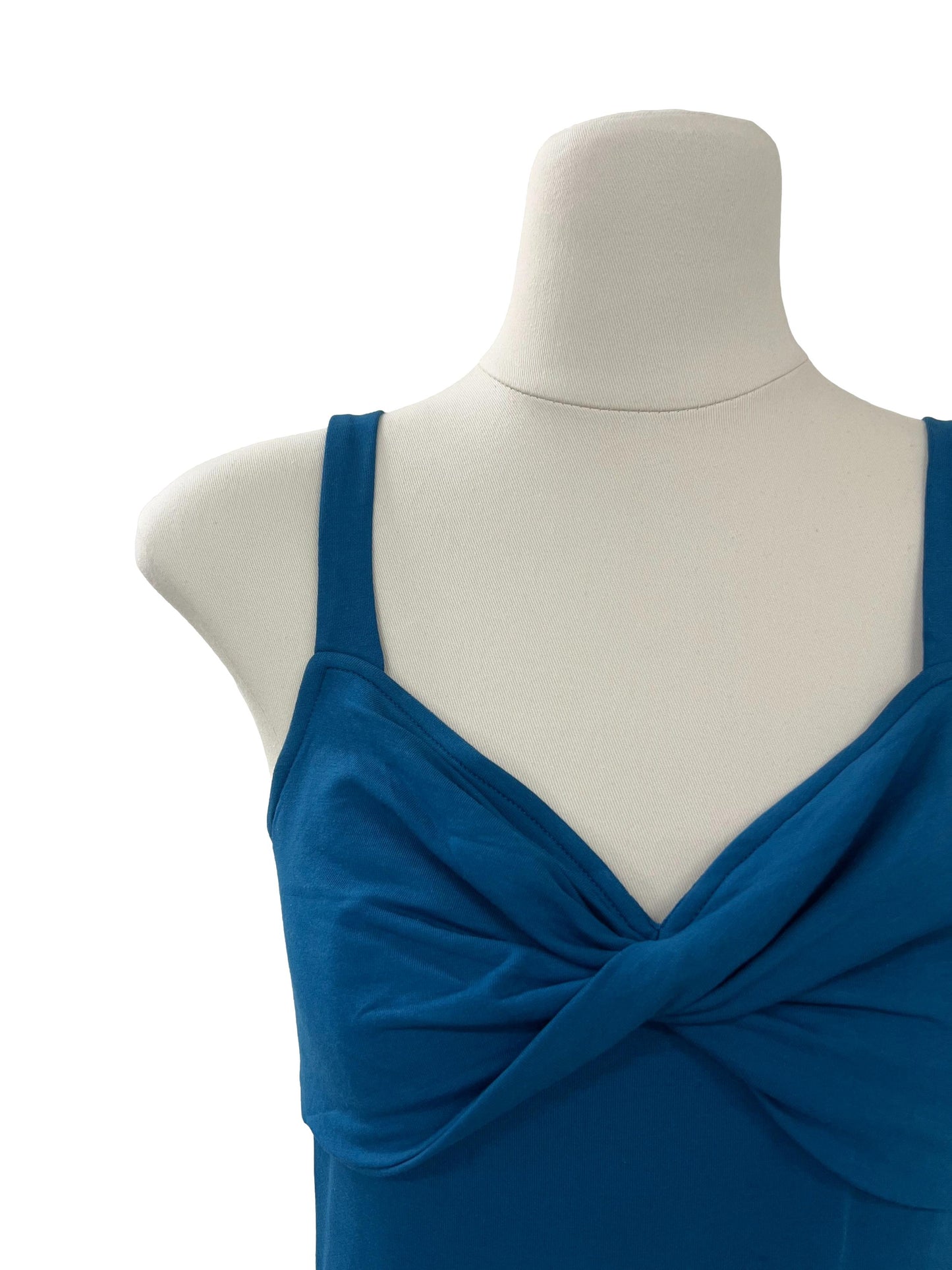 Eila Twist Front Top - Blue