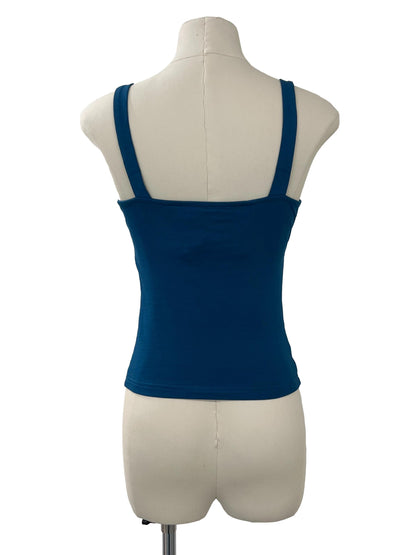 Eila Twist Front Top - Blue