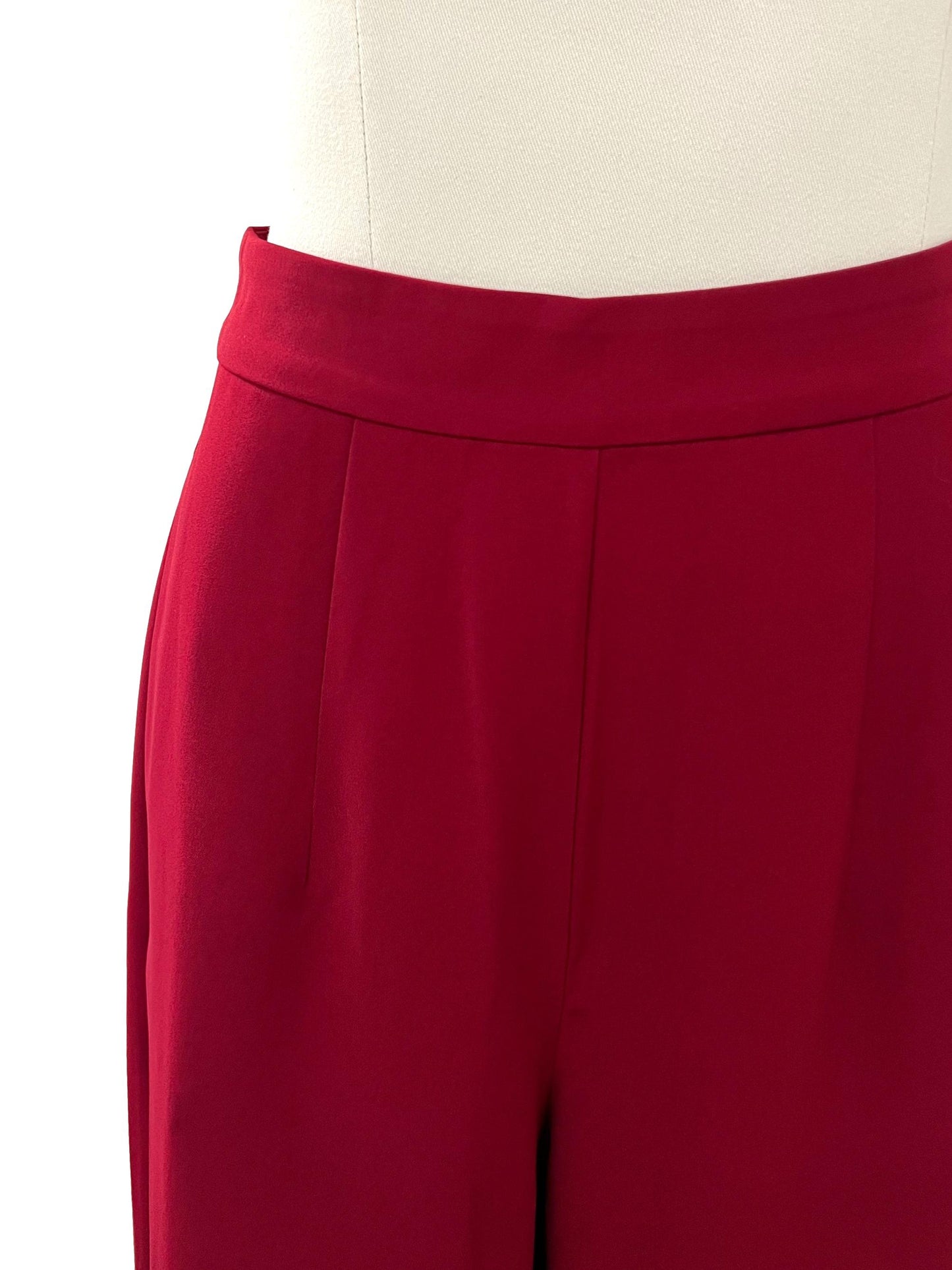 Aspen Straight Leg Pants - Red