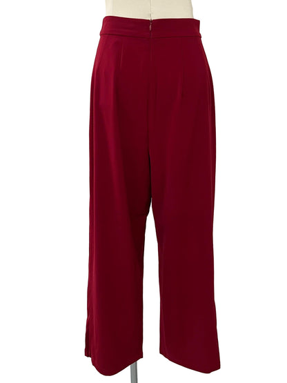 Aspen Straight Leg Pants - Red