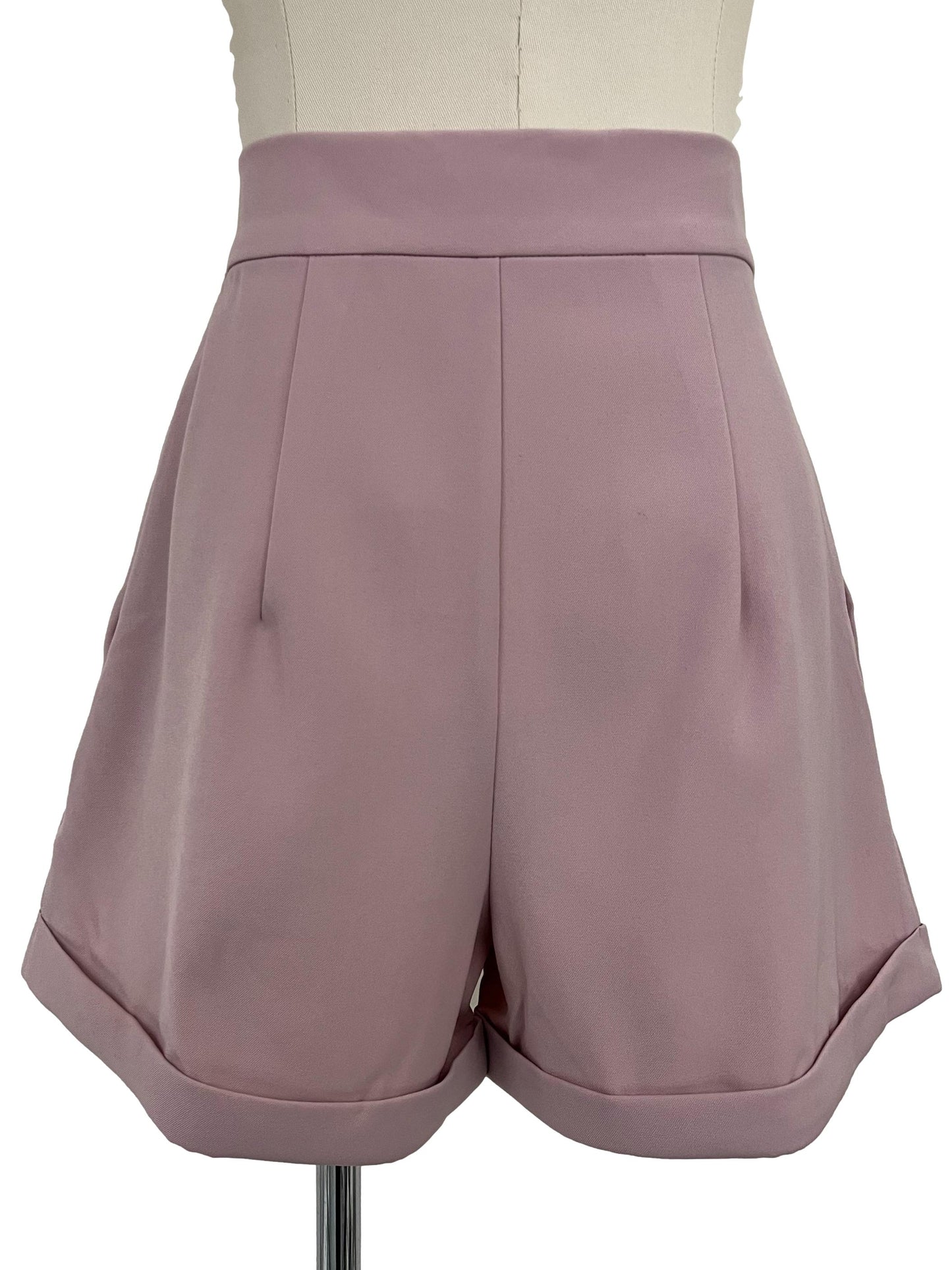 Clive Tailored Long Shorts - Pink