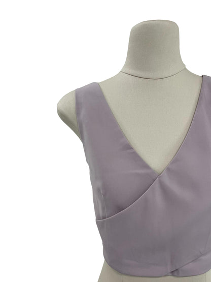 Raquel Wrap Front Top - Purple