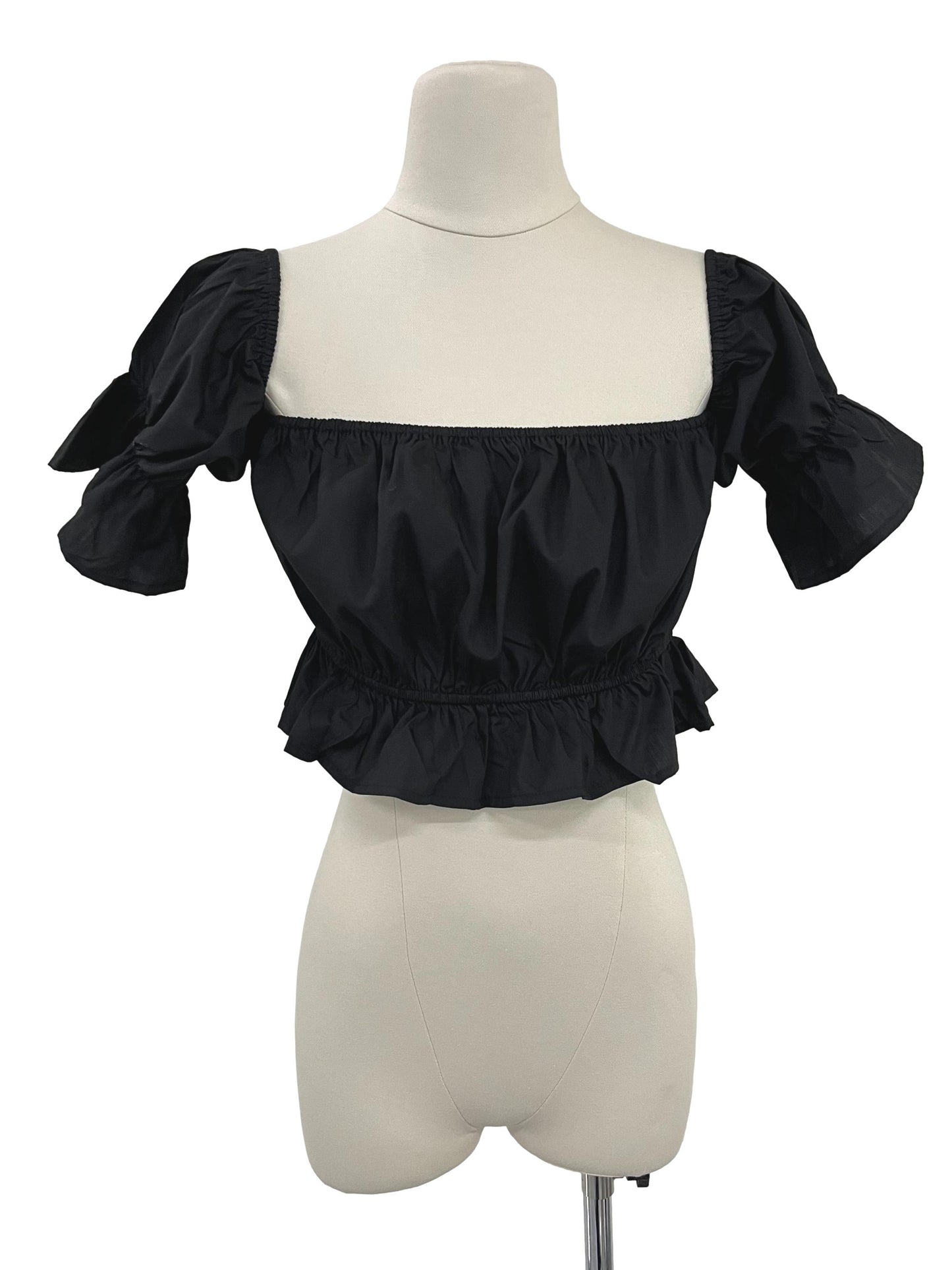 Deborah Off Shoulder Top - Black