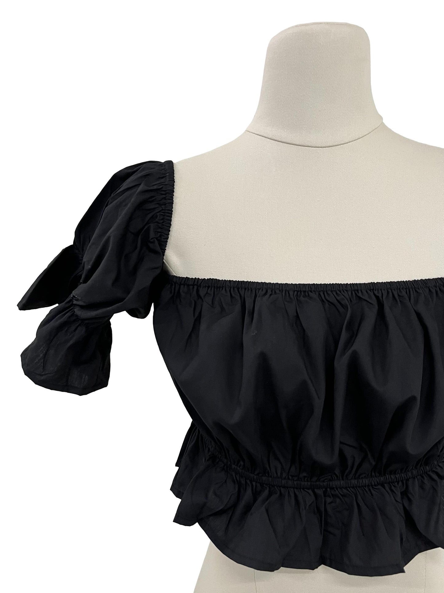 Deborah Off Shoulder Top - Black