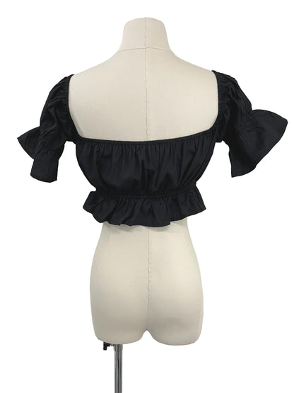 Deborah Off Shoulder Top - Black