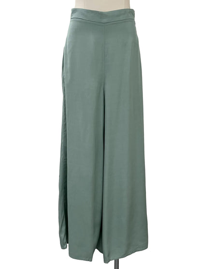 Wide Leg Pants - Green