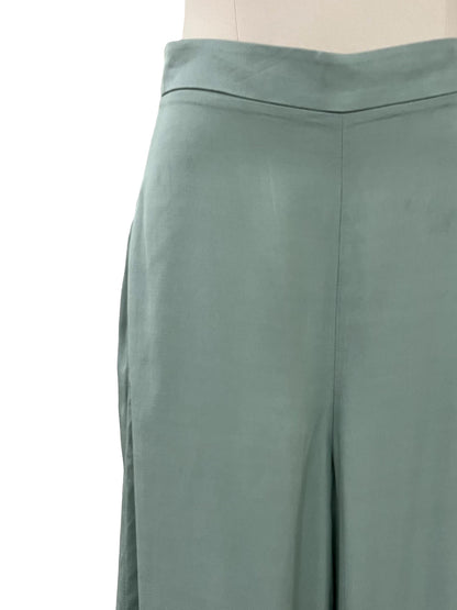 Wide Leg Pants - Green