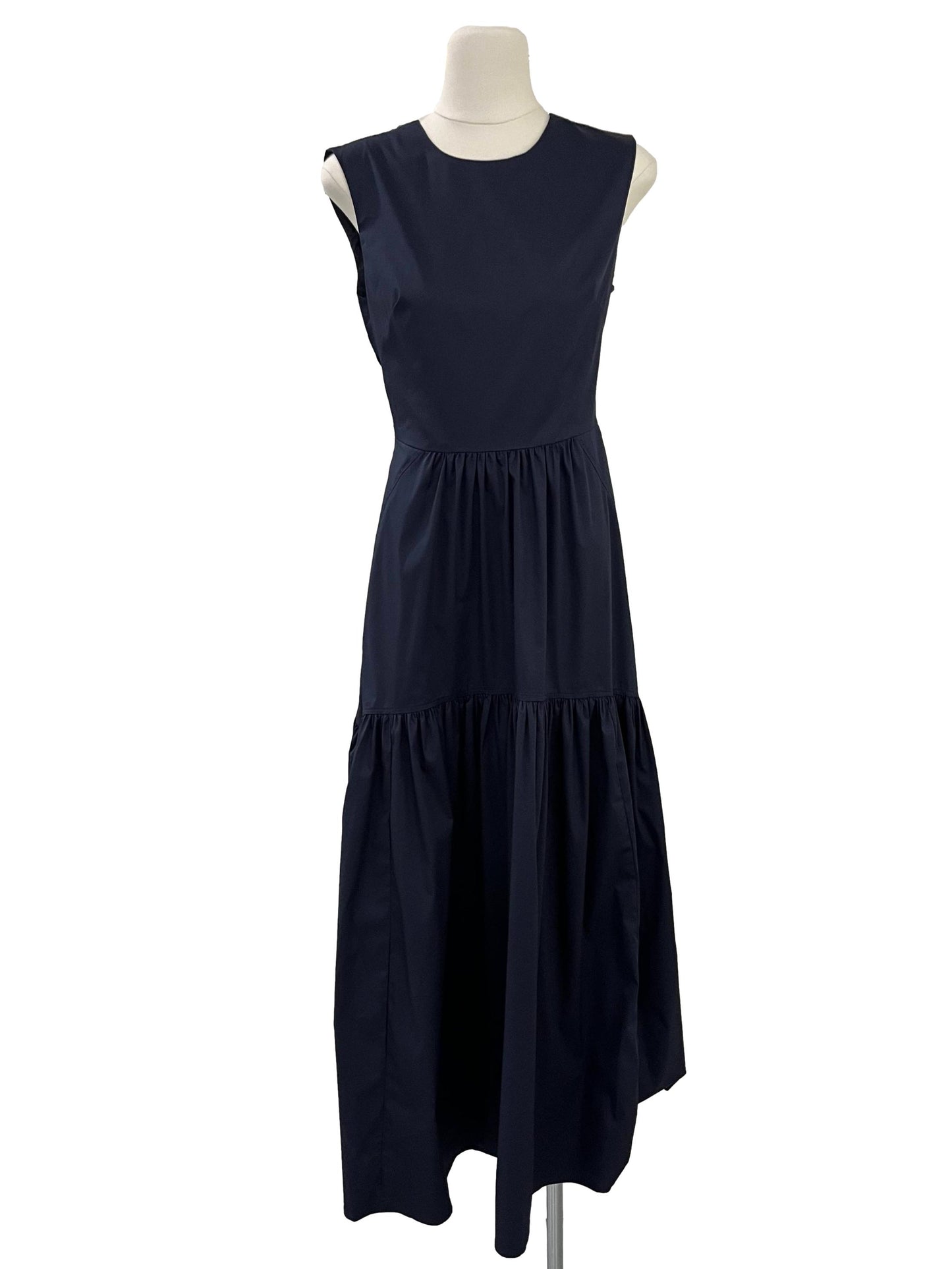 Cutout Back Maxi Dress - Navy