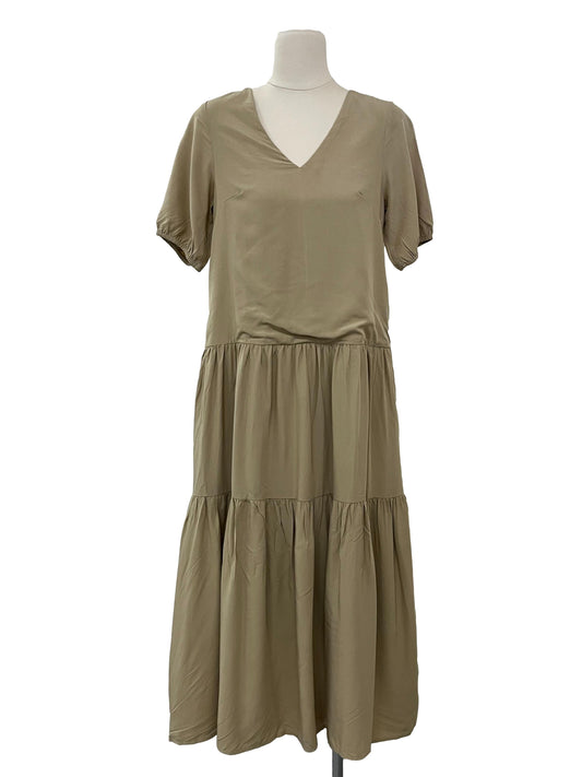 Carmella Tiered Dress - Khaki